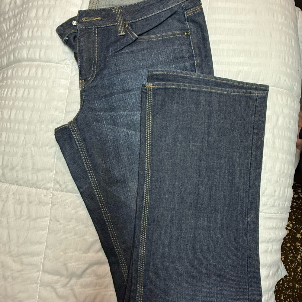 New York & Company Dark Blue Low Rise Bootcut Pants